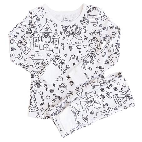 DIY pyjama à colorier (12 feutres lavables inclus)