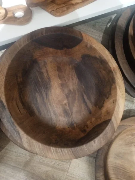 Corbeilles en bois de noix de kola pour couscous 30 CM