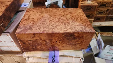 Boîte à bijoux en bois de thuya