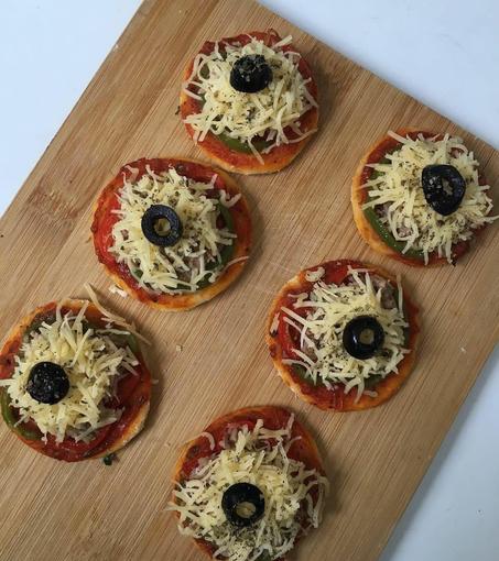 mini pizza viande hachée