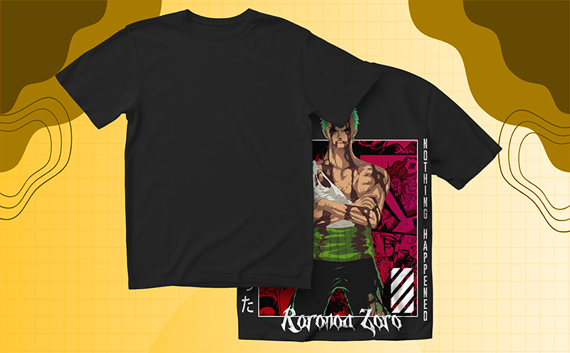 22 - zoro over size T-shirt