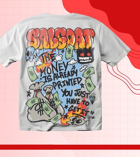 T-shirt Salgoat | "JUST TAKE THE RISK"