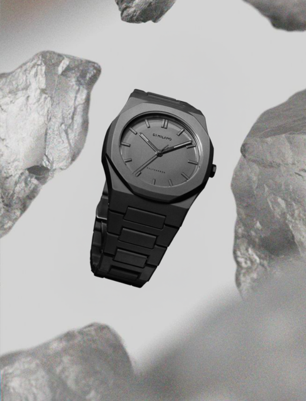 Full Black Polycarbon Watche