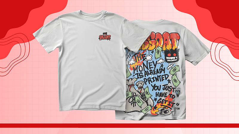 T-shirt Salgoat | "JUST TAKE THE RISK"