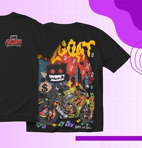 T-shirt Salgoat | "Born In BNJ"