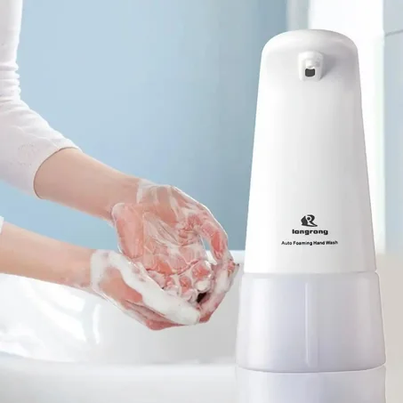 Longrong Distributeur De Savon Capteur Infrarouge Automatique _ Blanc