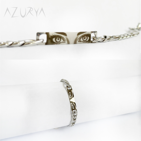 Gourmettes Personnalisables en Acier Inoxydable – Personnalisation Élégance