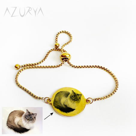 Bracelet Médaille Dorée - Personnalisation Élégance