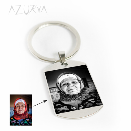 Porte-clés personnalisé en acier inoxydable – Élégance et durabilité