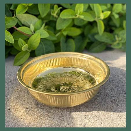 طاسة نحاسية فاخرة من بيومالك