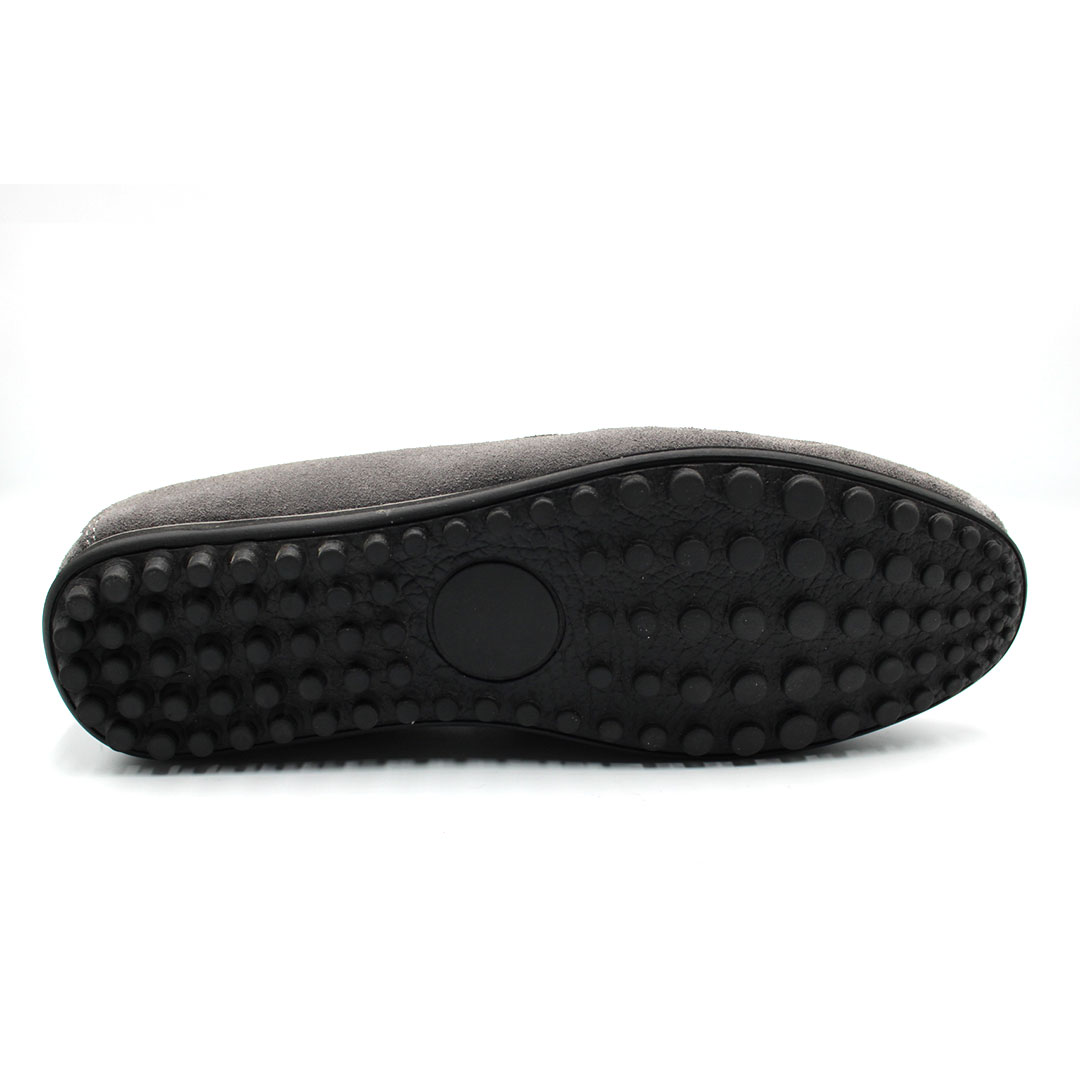 D090 MS MOCASSIN DAIM GRIS