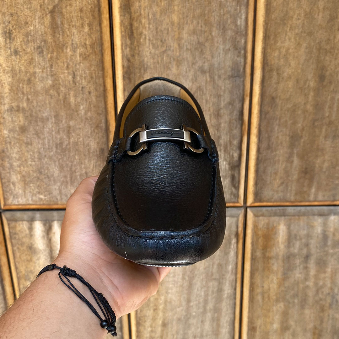 810 MS MOCASSIN CUIR NOIR