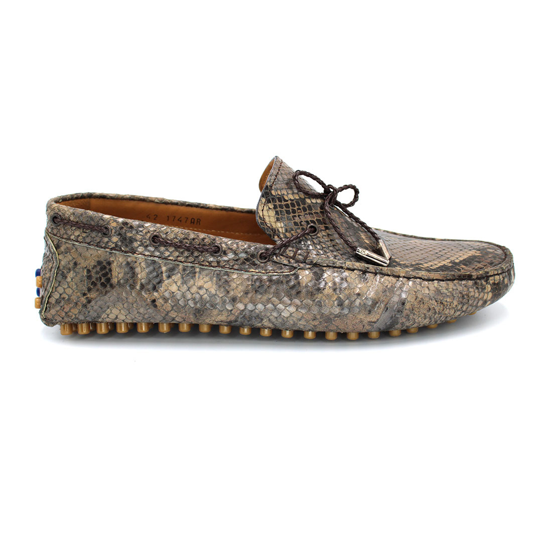 06MC Mocassin Crocodile Cuir