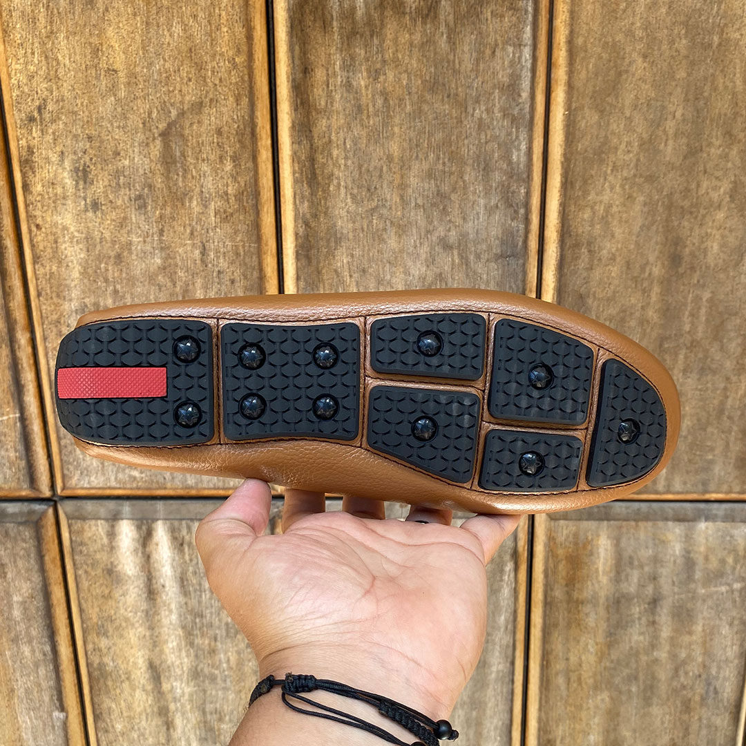 717 MS MOCASSIN CUIR BLEU