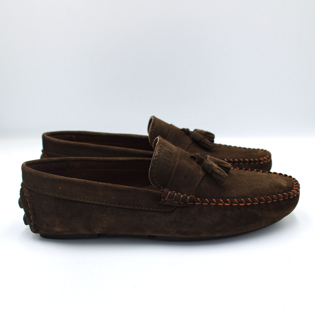 MOCASSIN DAIM  MARRON SM900