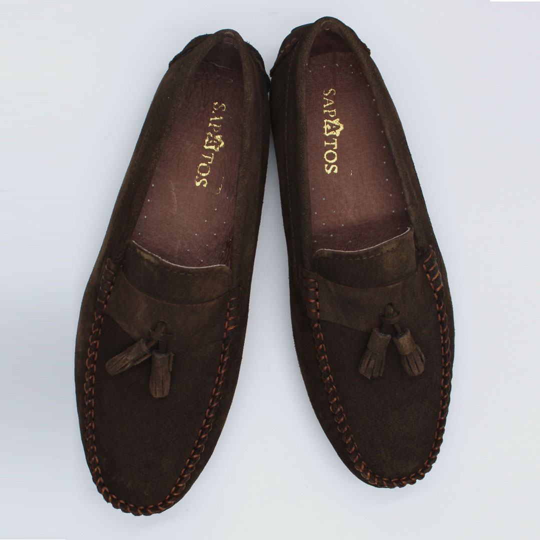 MOCASSIN DAIM  MARRON SM900