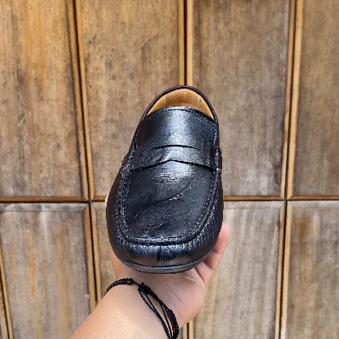 710 MS MOCASSIN CUIR NOIR