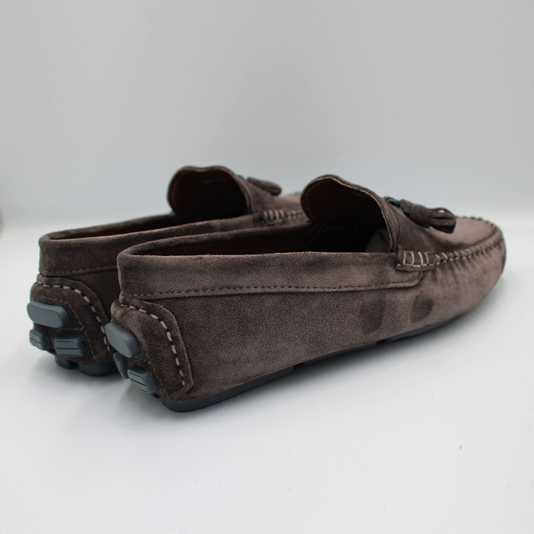 MOCASSIN DAIM  GRIS SM930