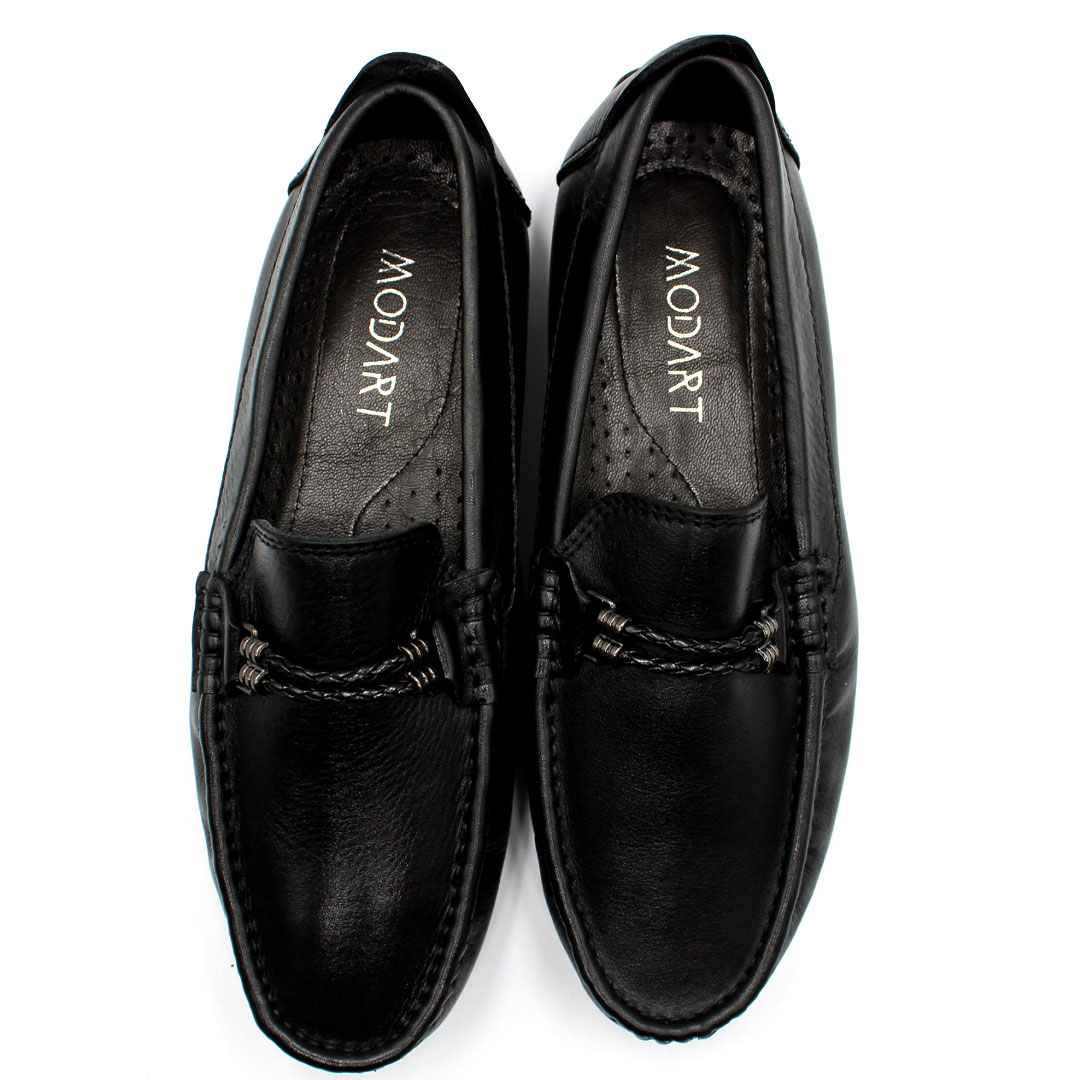 120 MK MOCASSIN CUIR NOIR