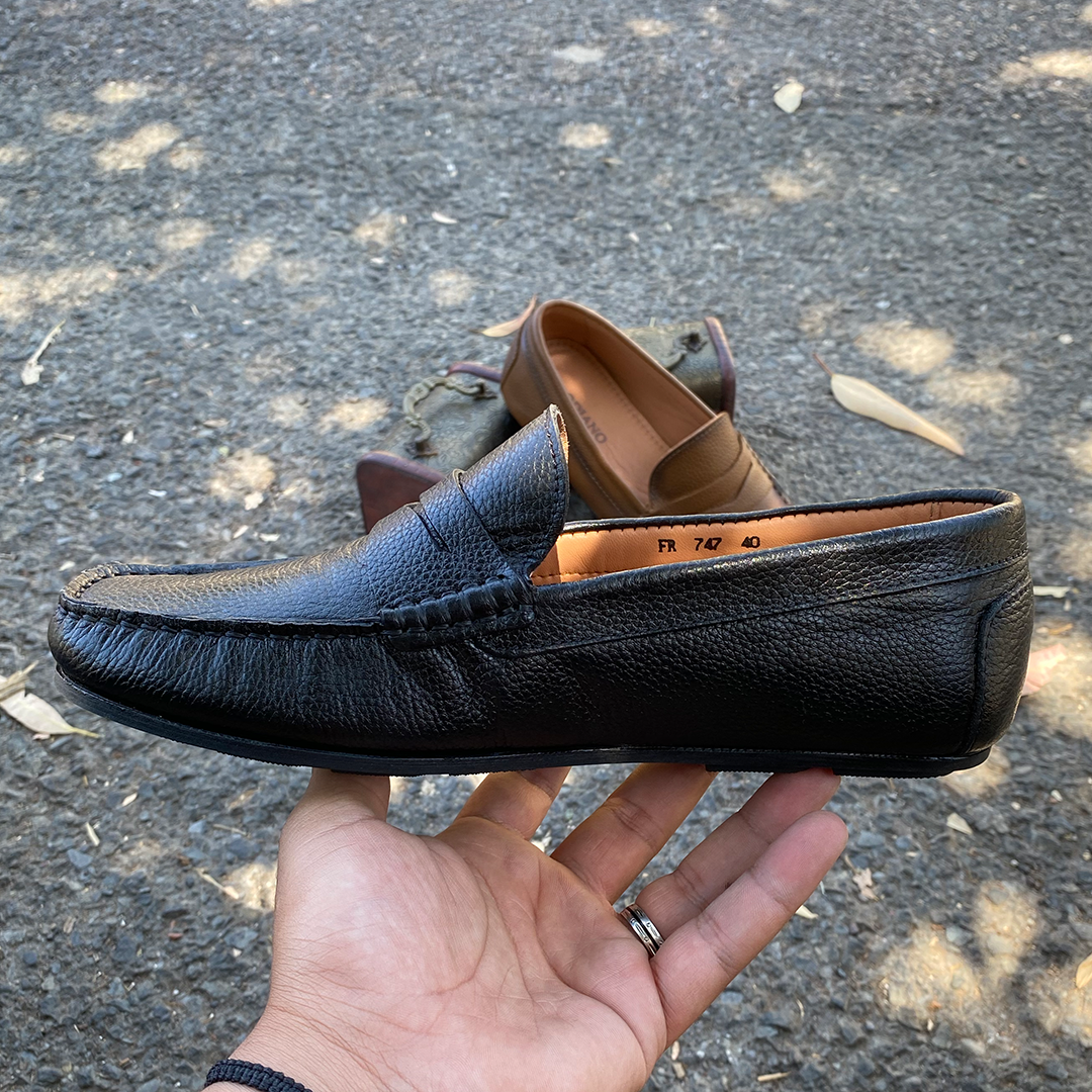 291 MS MOCASSIN CUIR NOIR