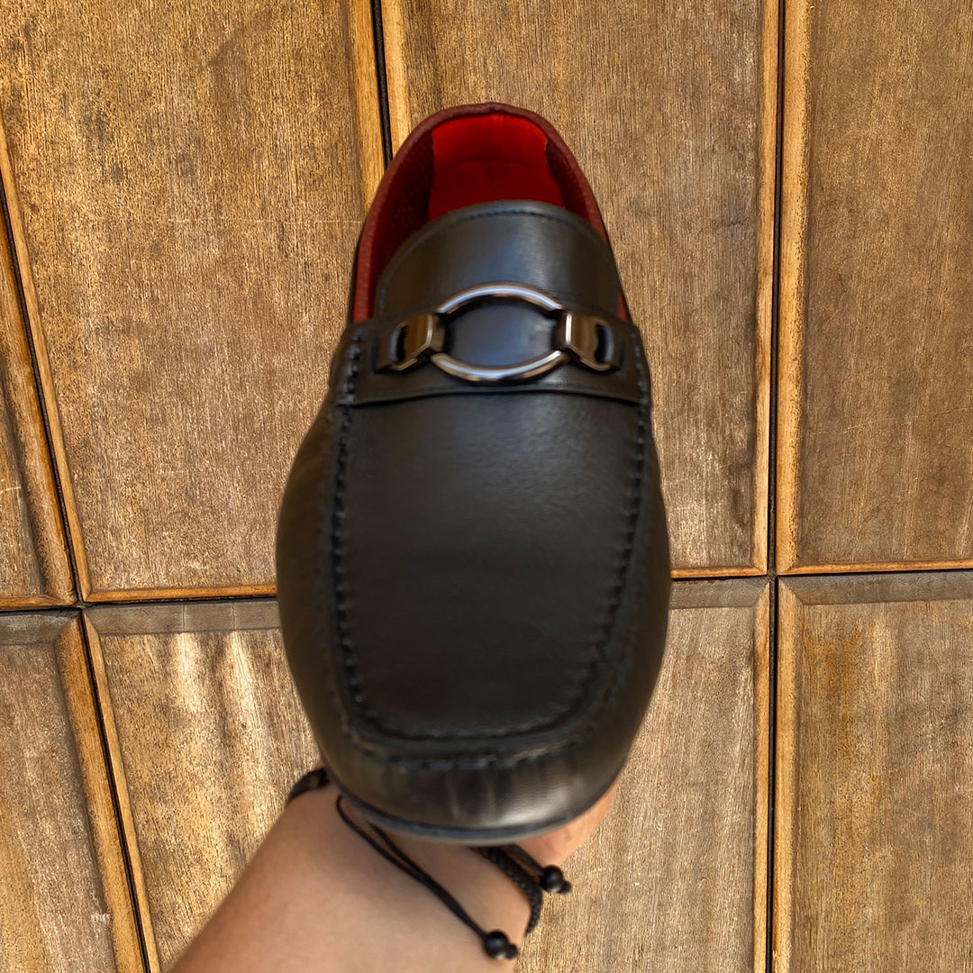 170 MS MOCASSIN CUIR NOIR