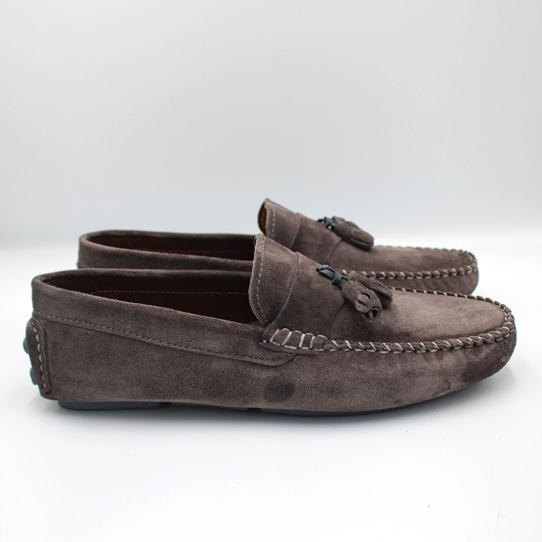 MOCASSIN DAIM  GRIS SM930