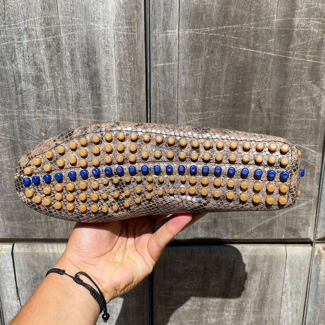 06MC Mocassin Crocodile Cuir