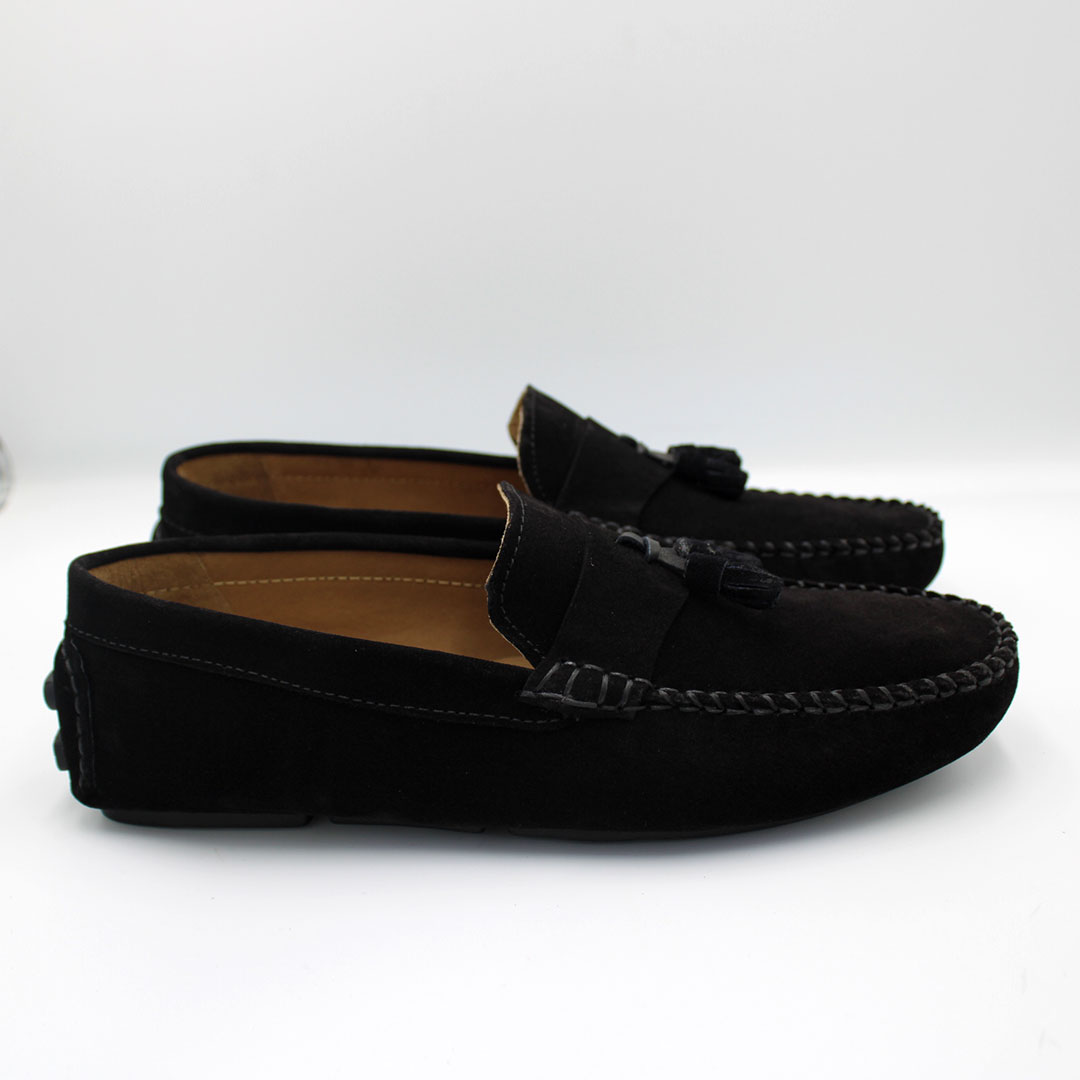 MOCASSIN DAIM  NOIR SM940