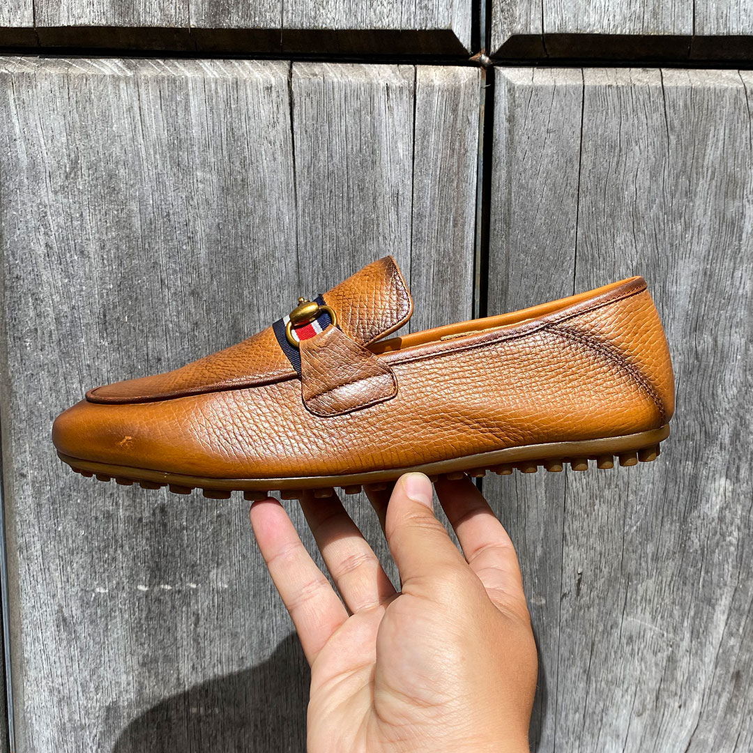 070 MS MOCASSIN CUIR TABA