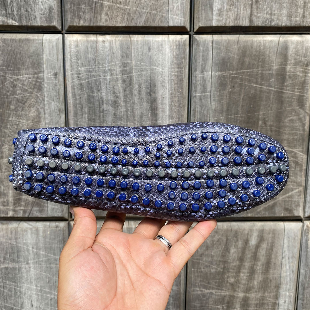 04MC Mocassin Crocodile Cuir