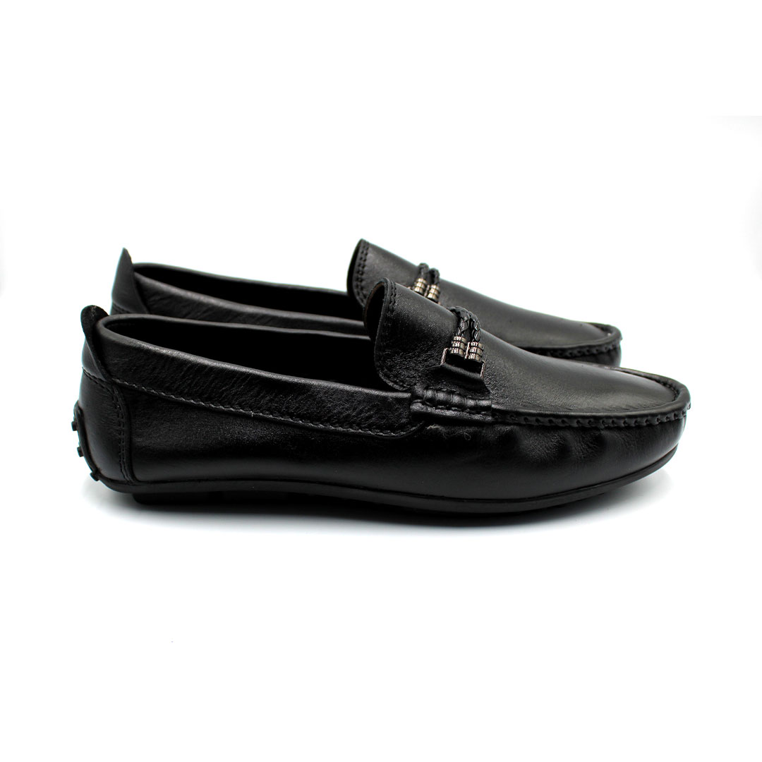 120 MK MOCASSIN CUIR NOIR