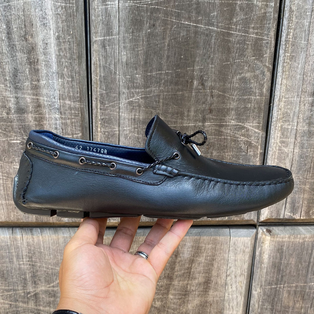 190 YHT MOCASSIN CUIR NOIR