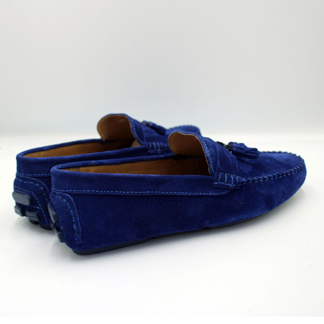 MOCASSIN DAIM  BLEU SM950