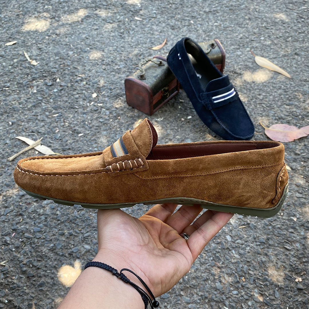 SK10 MS MOCASSIN DAIM TABA