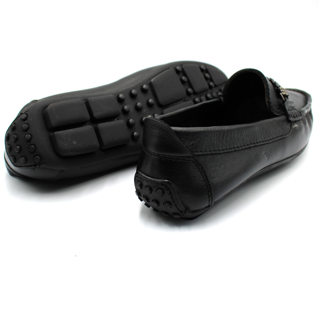 120 MK MOCASSIN CUIR NOIR