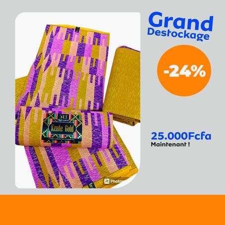 Tissus Kente 100% africain