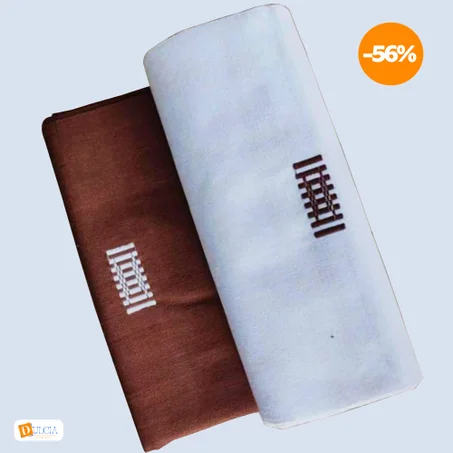 Faso Denfani de qualité Mix marron et blanc sale