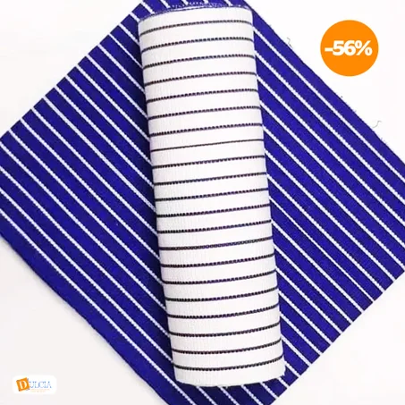 Faso Denfani de qualité couleur blanc bleu empagnés léger