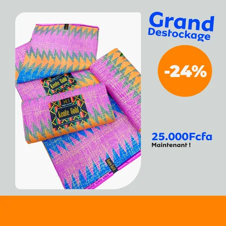 Tissus Kente 100% africain