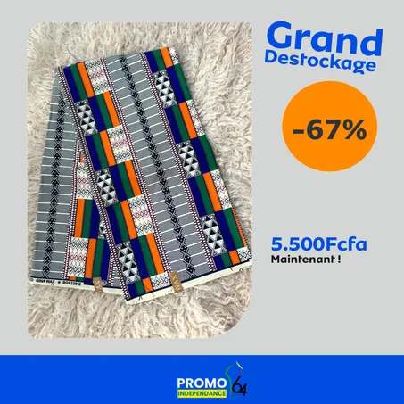 Tissus Kente 100% africain