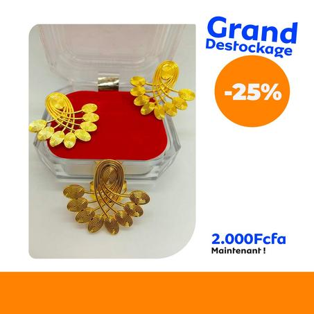 Ensemble boucle et bague