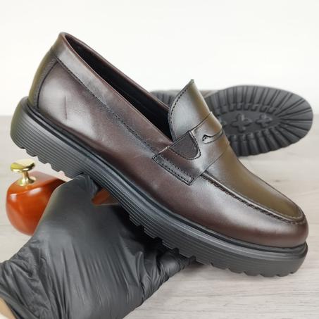حذاء رجالي أنيق ومريح من الجلد  الأصلي المحلي