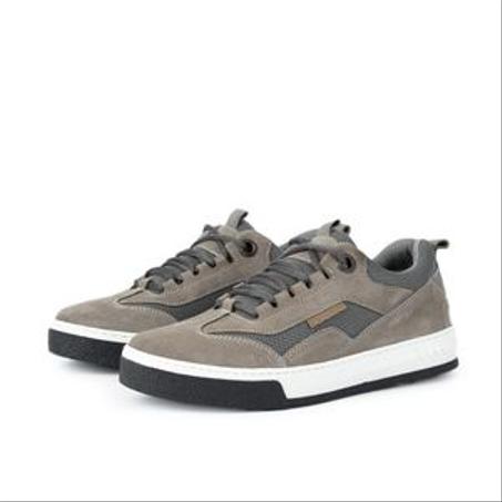 D'Urbano D’090 BASKET EN CUIR DAIM GRIS