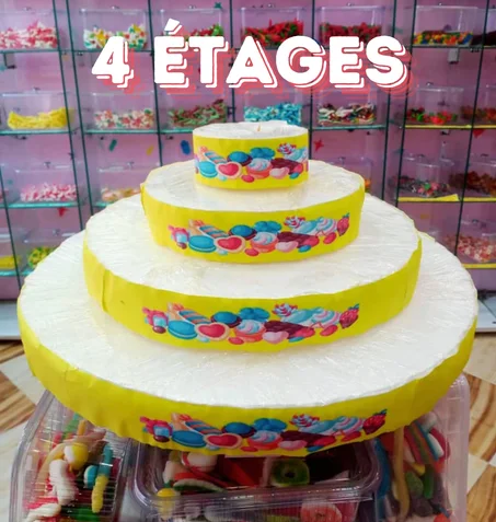 Support de décoration a base du polystyrène 4 etage