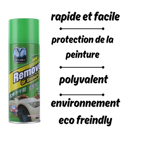 Spray détachant de colle