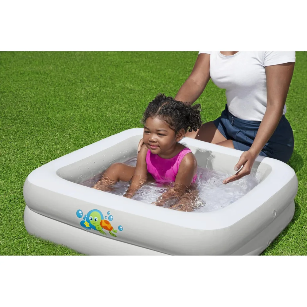 حوض استحمام هوائي للأطفال Bestway Scrub-A-Dub | 86×86×25 سم