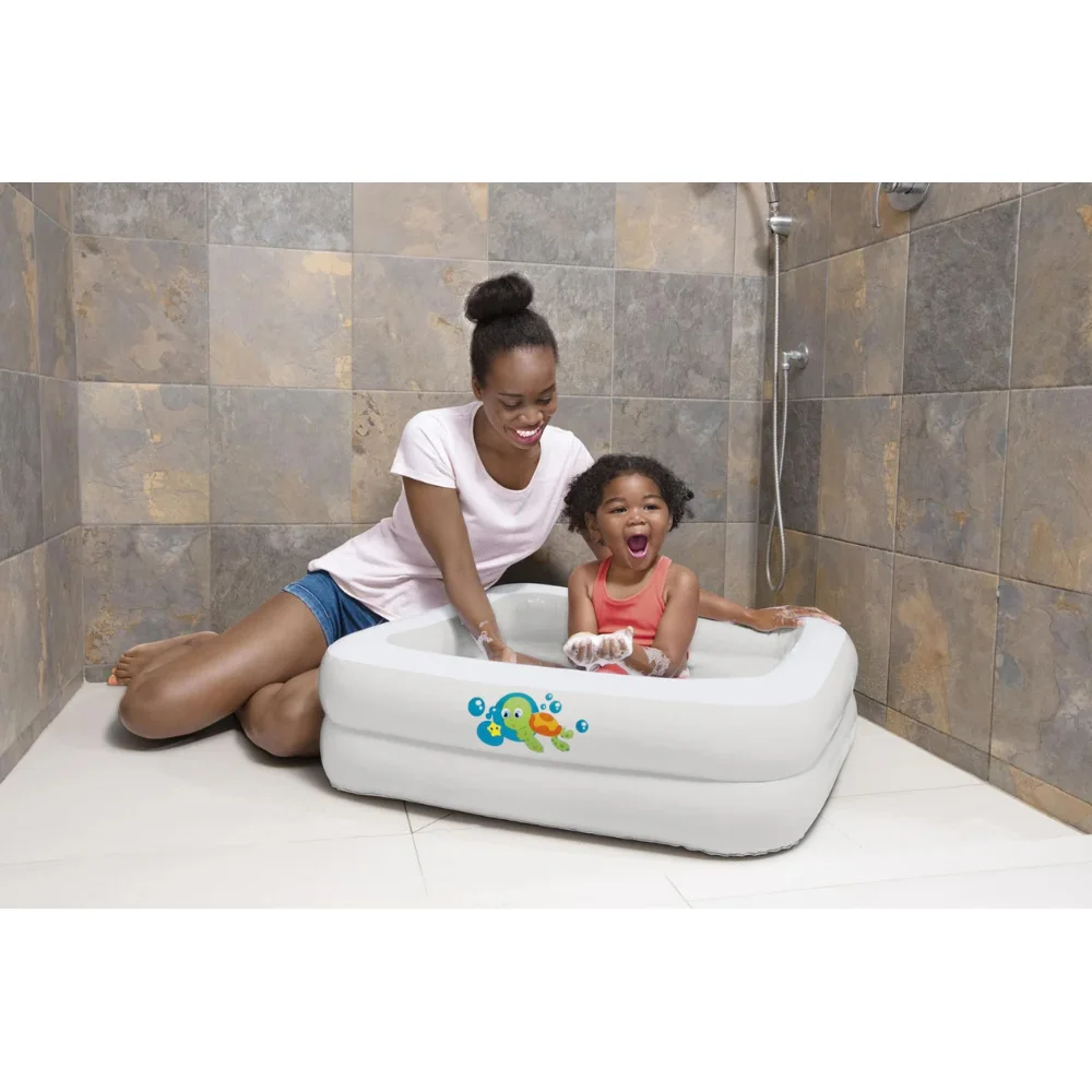 حوض استحمام هوائي للأطفال Bestway Scrub-A-Dub | 86×86×25 سم