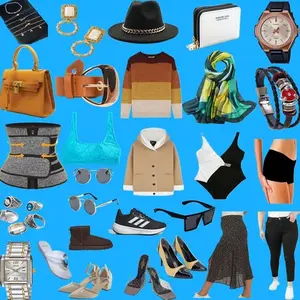 الملابس والأحذية والمجوهرات