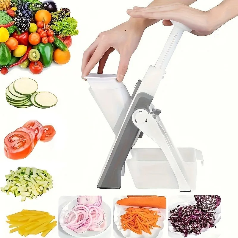 قطّاعة ماندولين آمنة لتقطيع الخضراوات