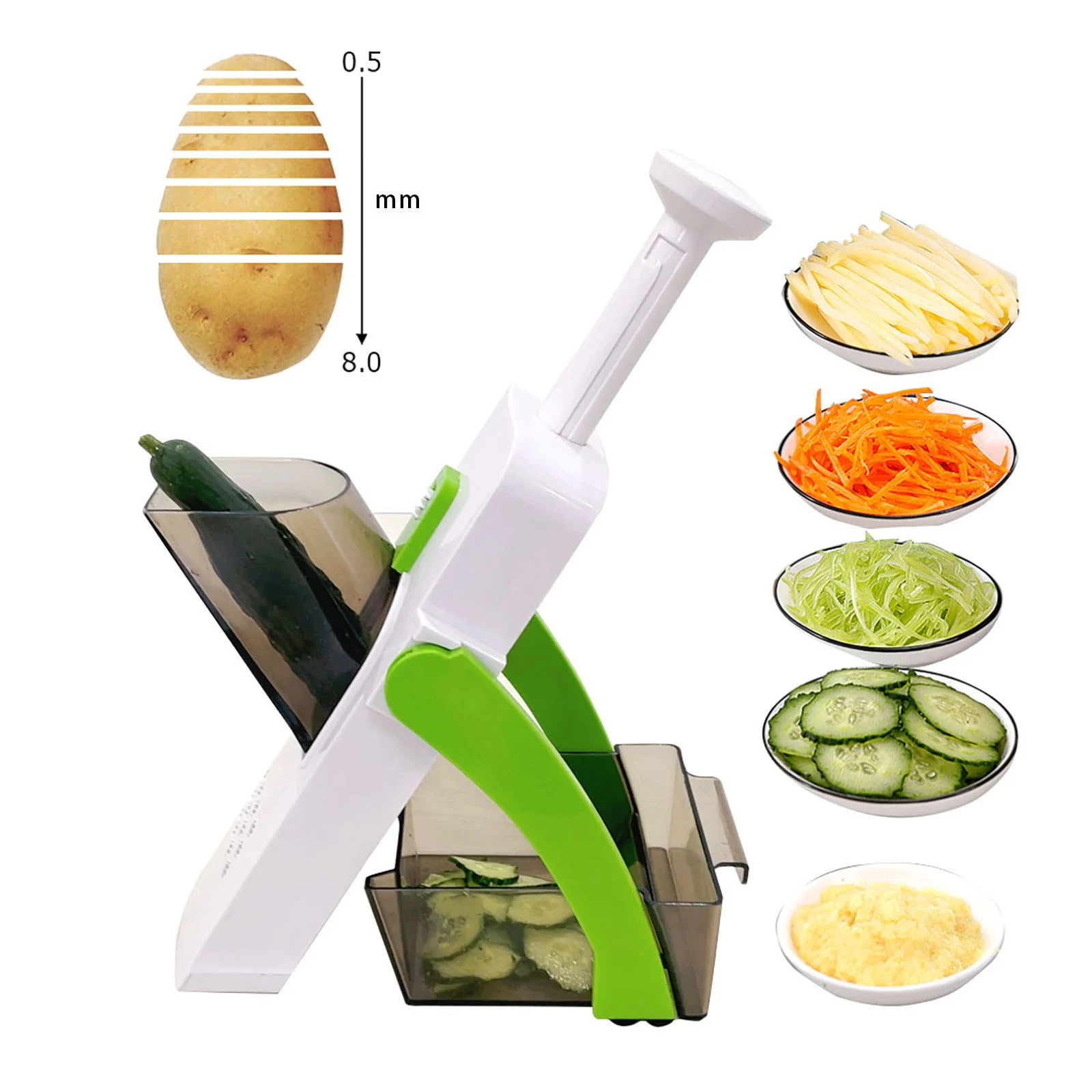 قطّاعة ماندولين آمنة لتقطيع الخضراوات